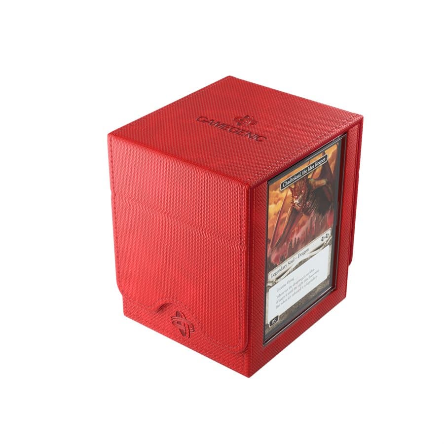 Gamegenic Squire Plus XL Red 100ct Deck Box image 0
